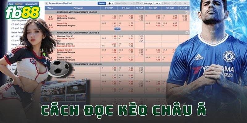 Cách đọc kèo châu Á FB88