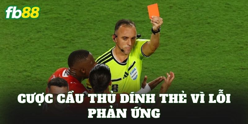 Cược Cầu Thủ Dính Thẻ Vì Lỗi Phản Ứng