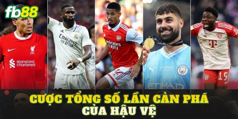 Cược Tổng Số Lần Cản Phá Của Hậu Vệ